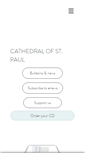 Mobile Screenshot of cathedralofstpaul.org